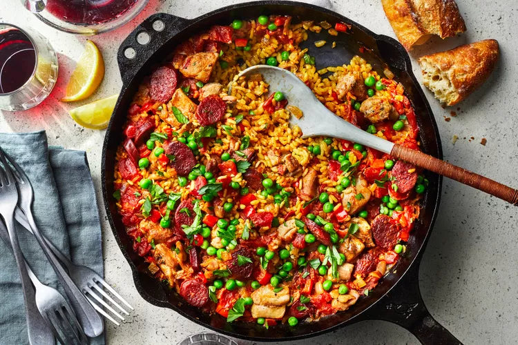 Chicken and Chorizo Paella – Lowan Park Produce