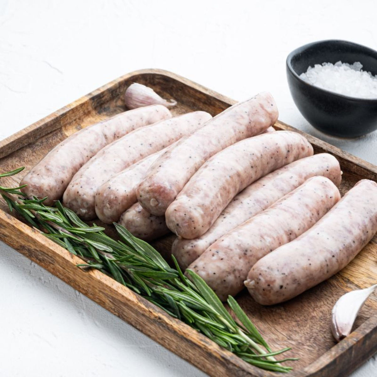 Chicken Sausages with Garlic  (GF)